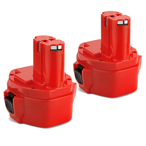 SHENTEC 2x Batería 14.4V 4.0AH para Makita 1420 1433 1435 PA14 1434 JR140D 193158-3