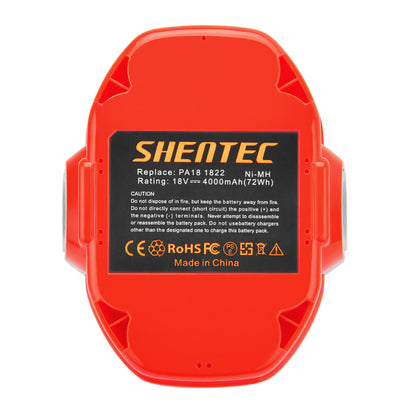 Batería de repuesto SHENTEC 4.0AH Ni-MH para Makita 18V 1822 1823 1834 1835 PA18 4334D 194158-6