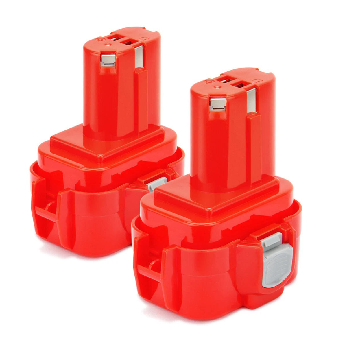 SHENTEC 2x 9.6V 4.0AH Ni-MH Baterías para Makita PA09 9100 9120 9122 9135 6207D 6226D