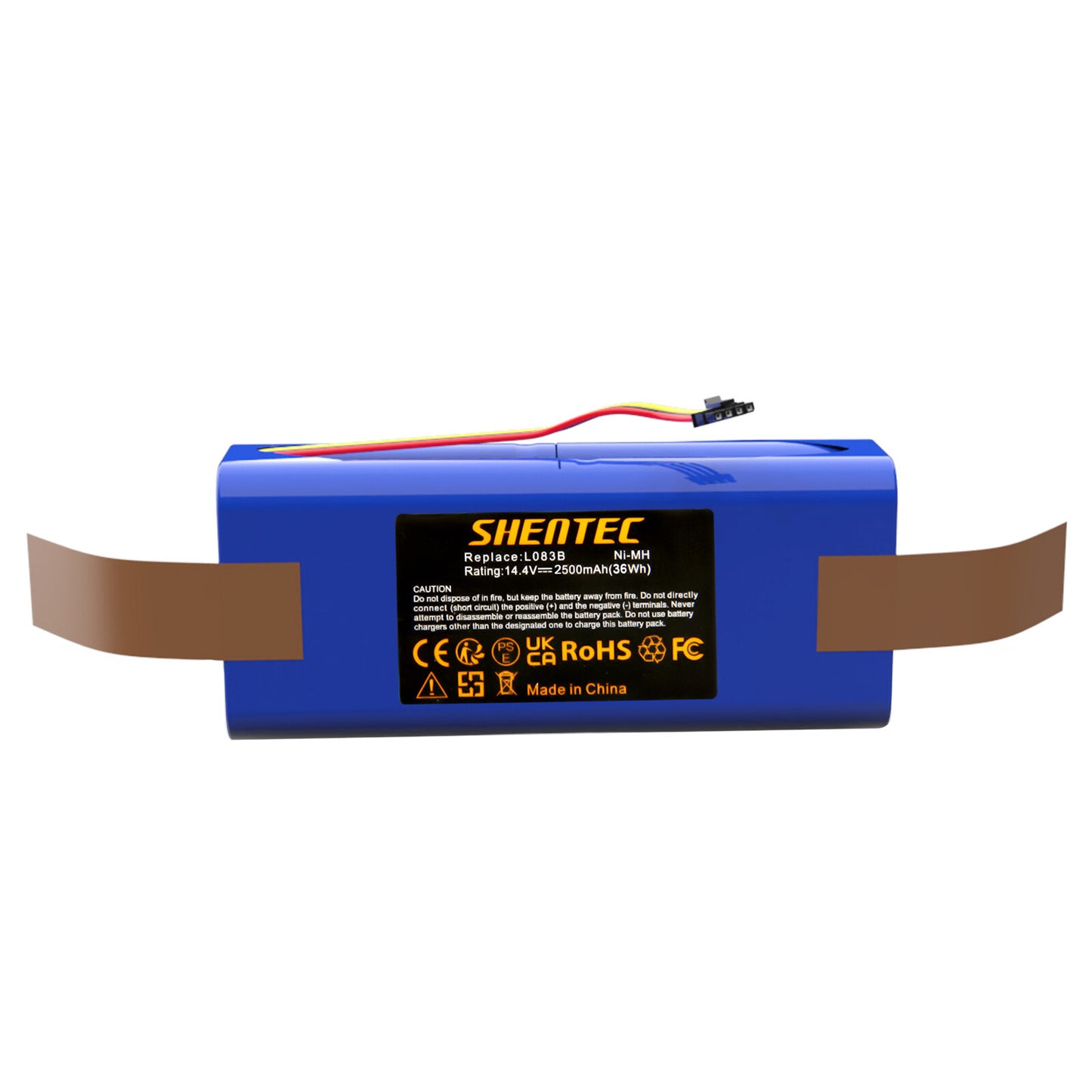 Batería SHENTEC 2.5Ah 14.4V Ni-MH para Midea R1-L081A, R1-L083B, R1-L085B, reemplazo de L083b