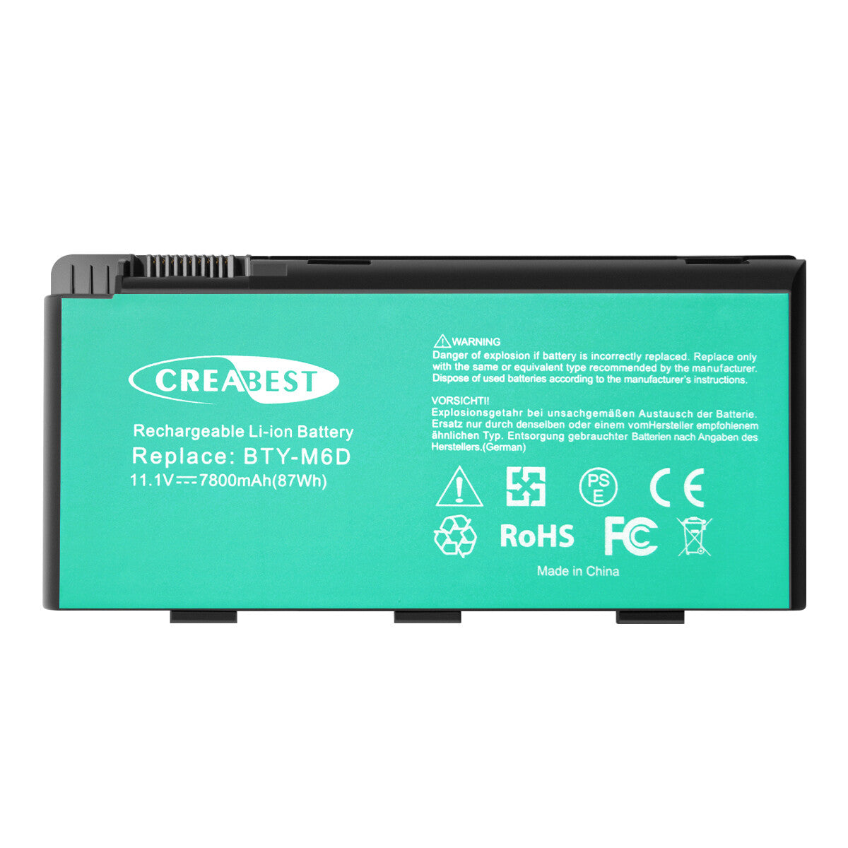 Batería 11.1V BTY-M6D 7.8Ah para MSI GT70 GX660 GT660 GT660R GT660R GT680 GT683