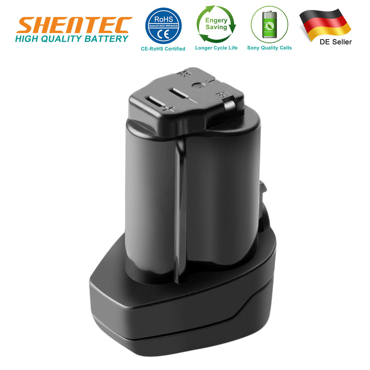 SHENTEC 4.0Ah 10.8V Li-ion Batería para Metabo 6.25438 625438 6.25439