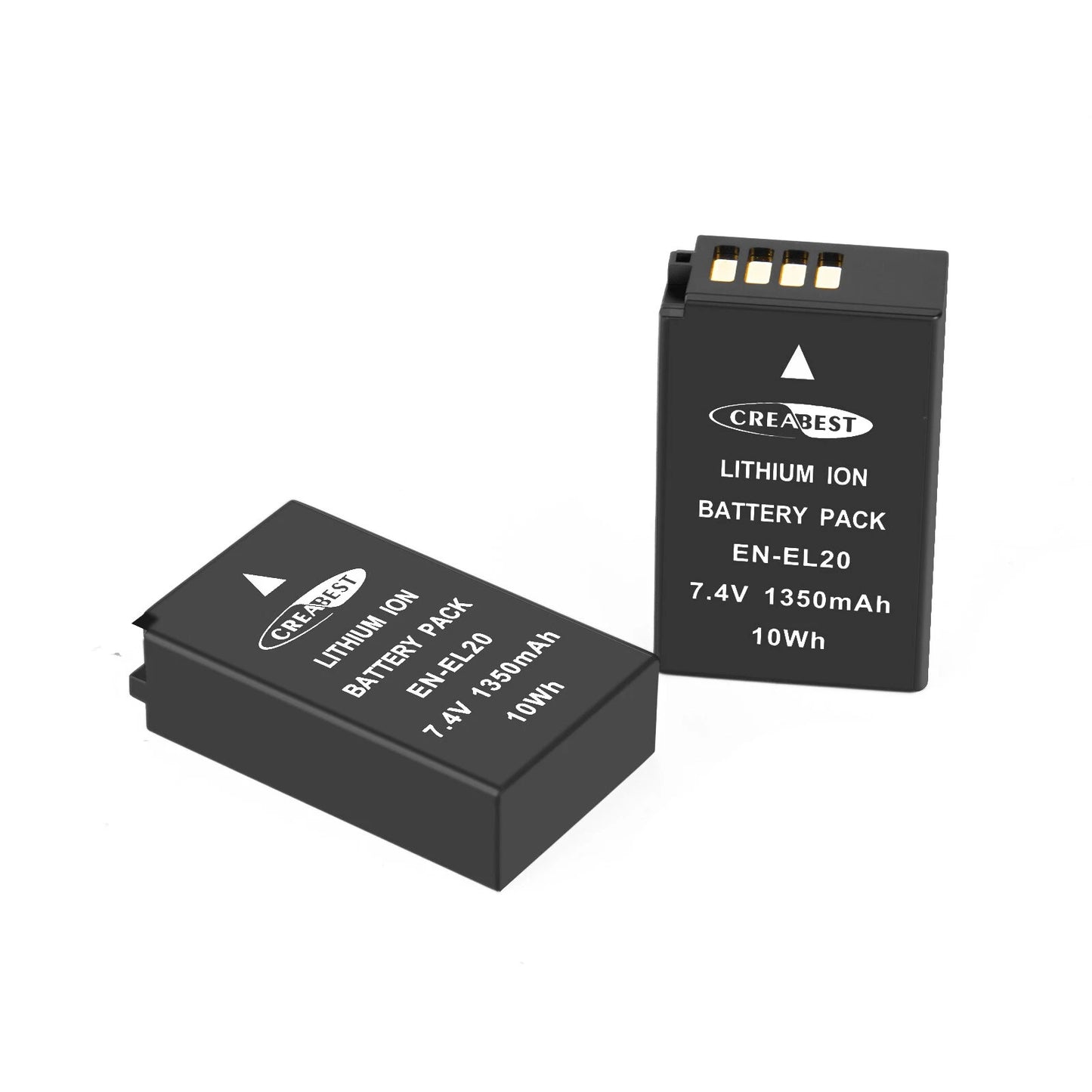 2x batería 1350mAh EN-EL20 EN-EL20a para Nikon Coolpix P950 P1000 J1 J2 + cargador
