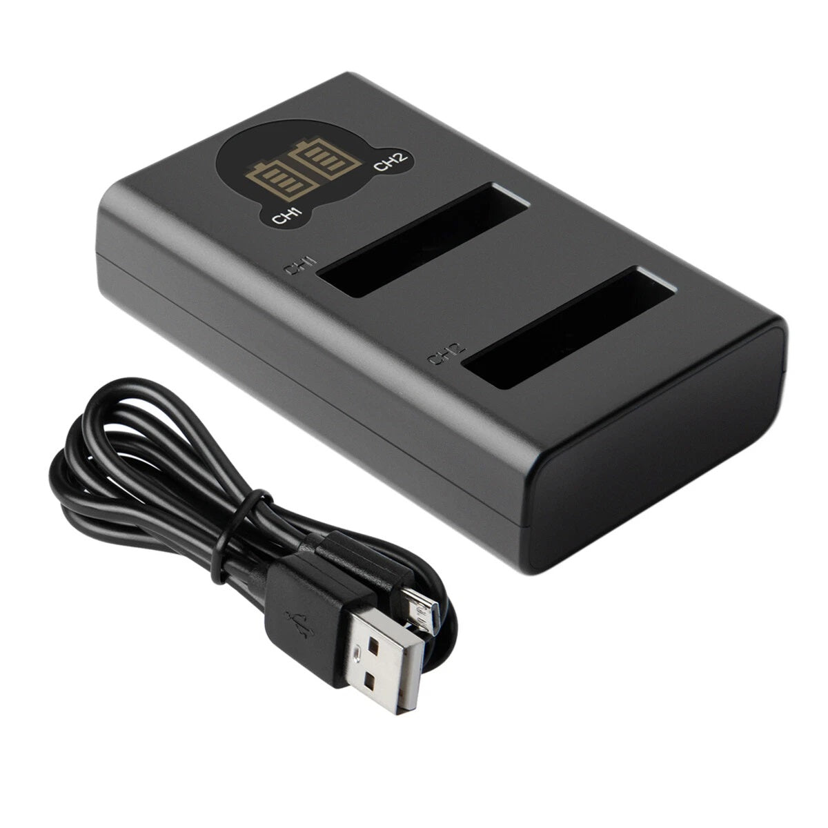 2x batería EN-EL5 1600mAh + cargador dual para Nikon Coolpix P520 P100 P510