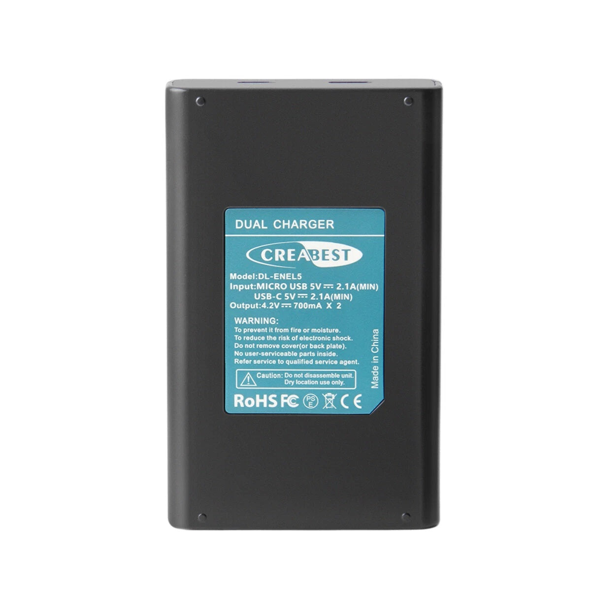2x batería EN-EL5 1600mAh + cargador dual para Nikon Coolpix P520 P100 P510