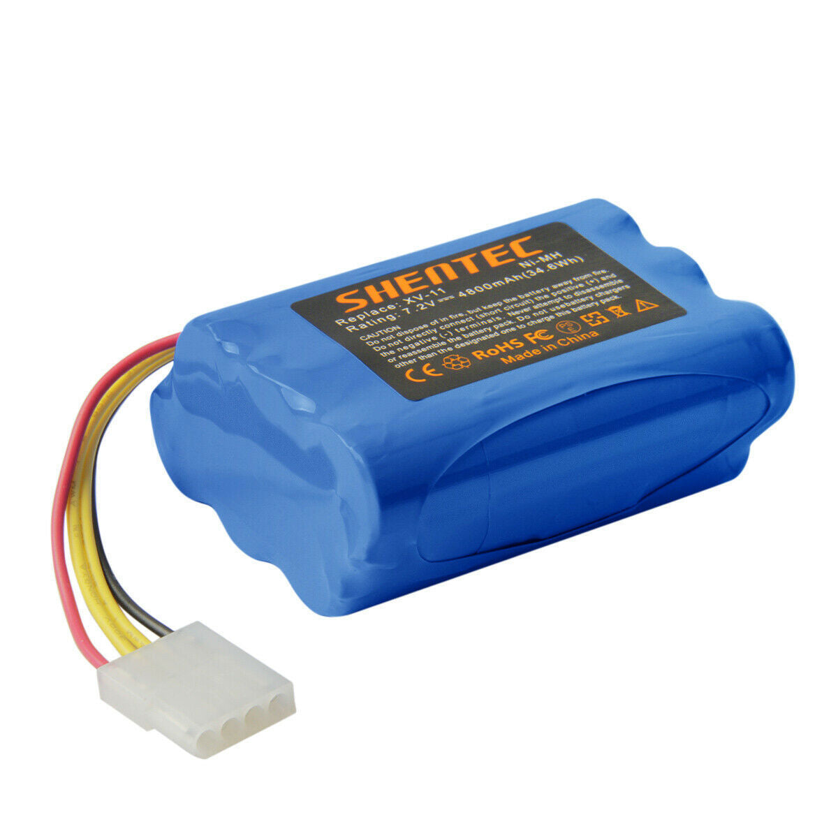 SHENTEC 4800mAh 7.2V Batería de repuesto para Neato XV-11 XV-12 XV-14 XV-15 XV-21 XV-25 205-0001