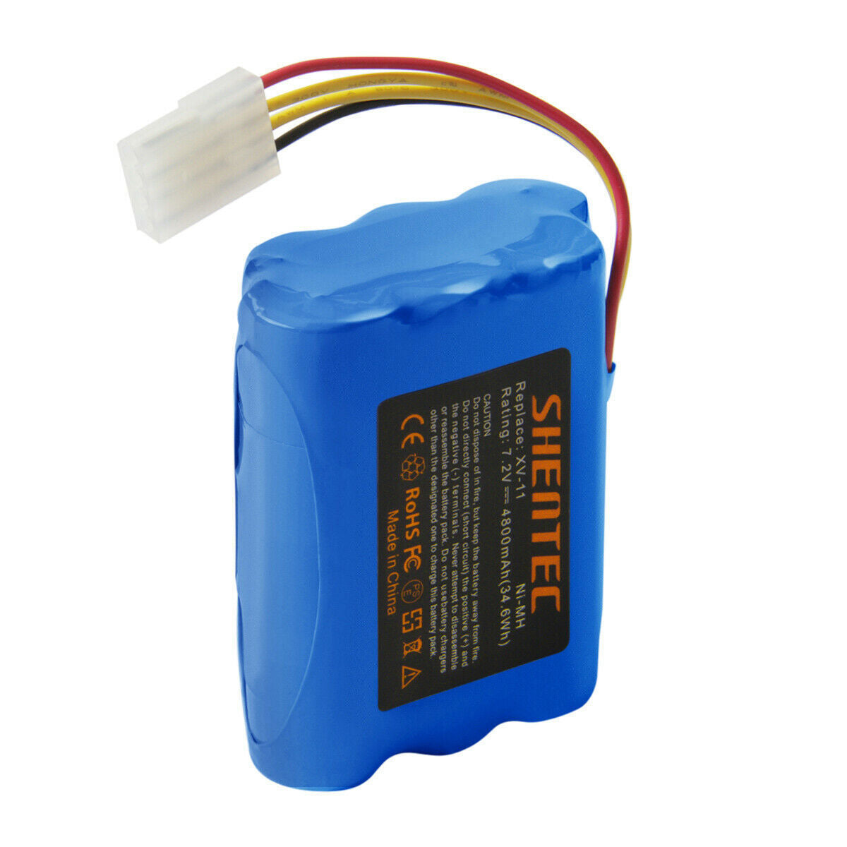SHENTEC 4800mAh 7.2V Batería de repuesto para Neato XV-11 XV-12 XV-14 XV-15 XV-21 XV-25 205-0001