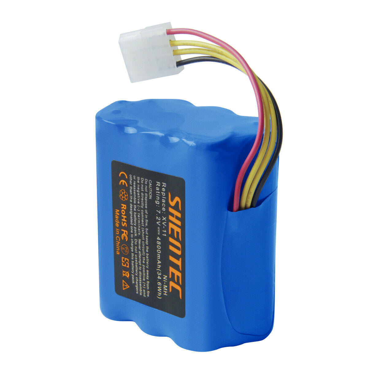 SHENTEC 4800mAh 7.2V Batería de repuesto para Neato XV-11 XV-12 XV-14 XV-15 XV-21 XV-25 205-0001