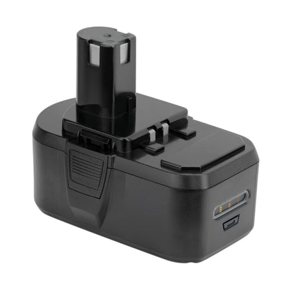 SHENTEC Batería Li-ion 6Ah 18V para Ryobi ONE+ ABP1801 ABP1803 RB18L40 RB18L50 BPL1815