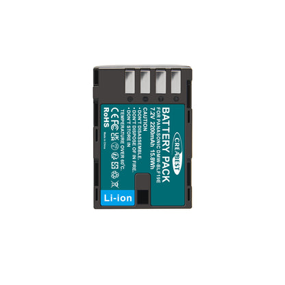 2x Batería DMW-BLF19 y cargador LCD para Panasonic Lumix GH3 GH4 GH5 GH5M2 GH5S G9