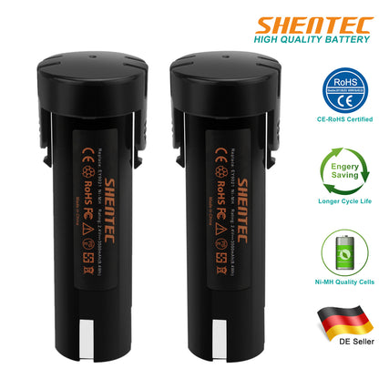 SHENTEC 3500mAh 2.4V Ni-MH Batería de Repuesto para PANASONIC EY9021 EY3652 EY6220DR EY3652DR EY503B