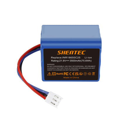 SHENTEC Batería Li-Ion 2x3.5Ah 21,6V para Philips FC6721/01 FC6722/01 FC6723 FC6726 FC6729