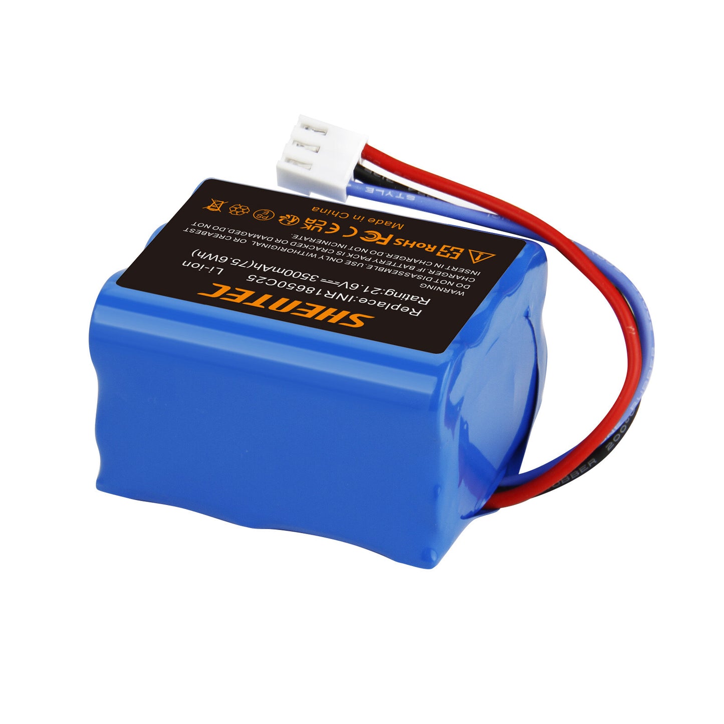 SHENTEC Batería Li-Ion 2x3.5Ah 21,6V para Philips FC6721/01 FC6722/01 FC6723 FC6726 FC6729