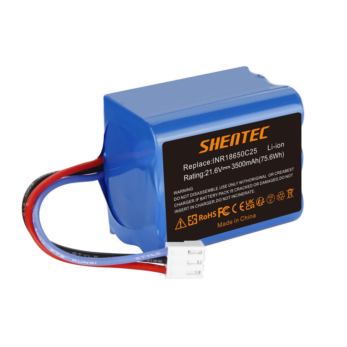 SHENTEC Batería Li-Ion 2x3.5Ah 21,6V para Philips FC6721/01 FC6722/01 FC6723 FC6726 FC6729