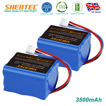 SHENTEC Batería Li-Ion 2x3.5Ah 21,6V para Philips FC6721/01 FC6722/01 FC6723 FC6726 FC6729
