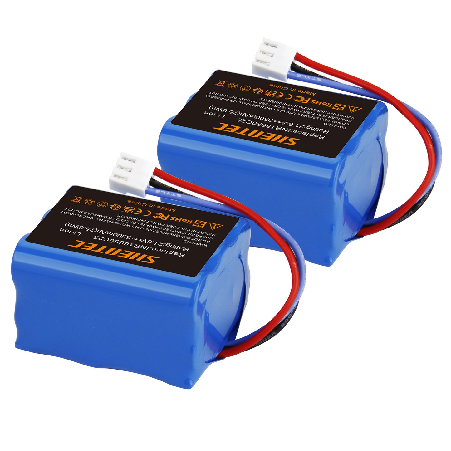 SHENTEC Batería Li-Ion 2x3.5Ah 21,6V para Philips FC6721/01 FC6722/01 FC6723 FC6726 FC6729