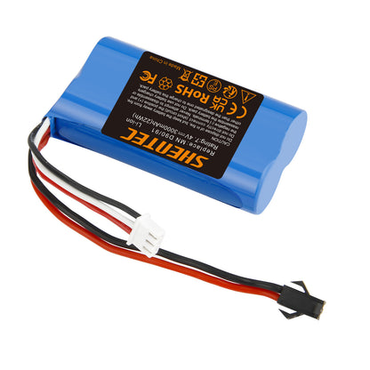 SHENTEC 3Ah 7.4V Batería Li-ion para MN D90/91 MN 99/99S Coche RC Modelo H101 H105 RC