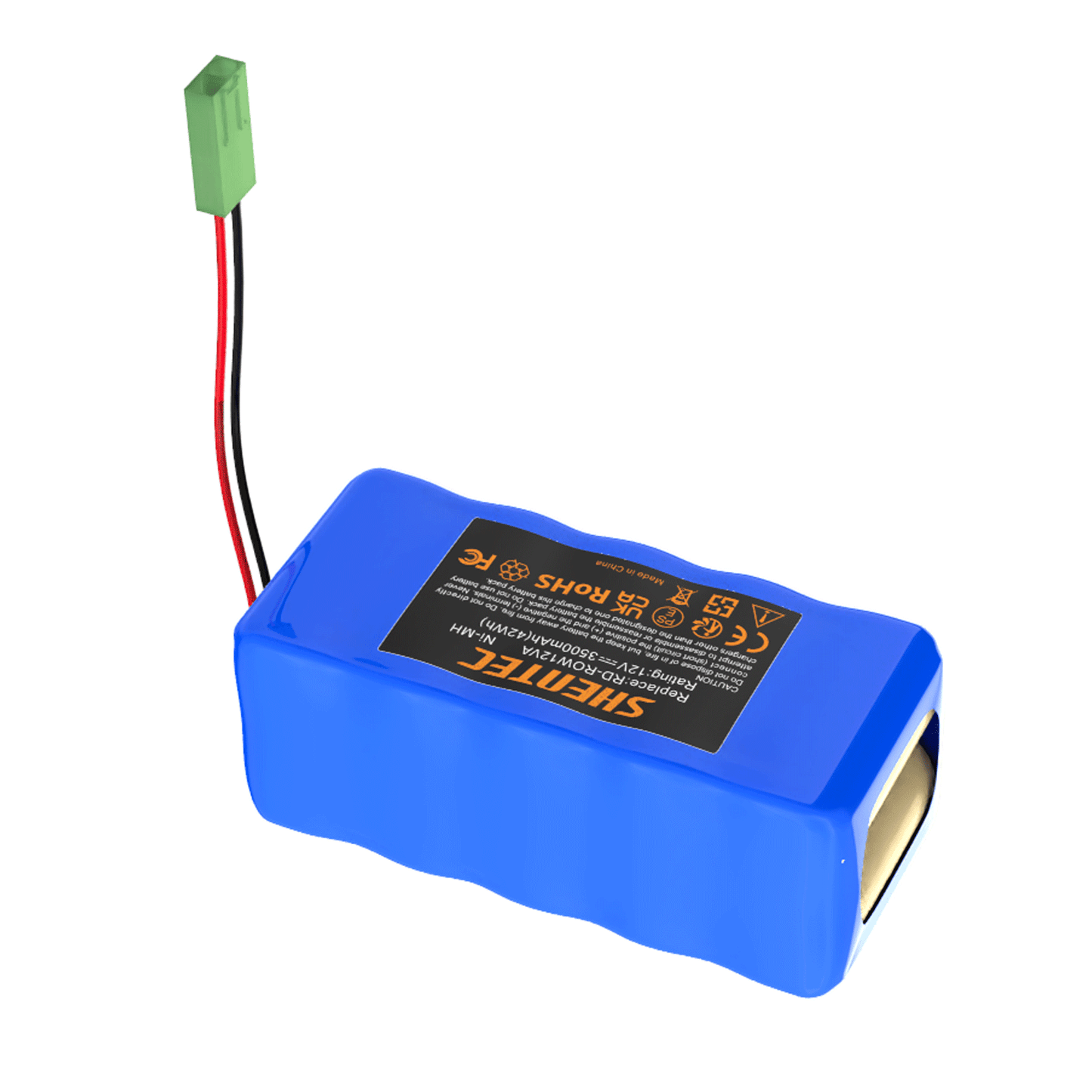 SHENTEC Batería de repuesto 3.5Ah 12V para RD-ROW12VA para Rowenta RH846301 RS-Rh5488 RH846501