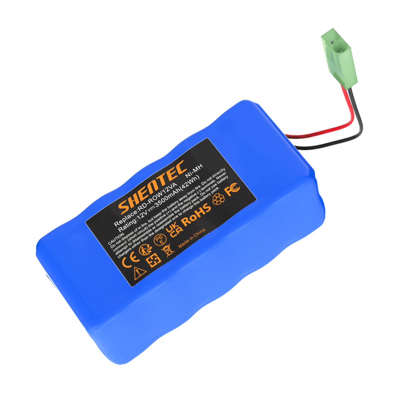 SHENTEC Batería de repuesto 3.5Ah 12V para RD-ROW12VA para Rowenta RH846301 RS-Rh5488 RH846501