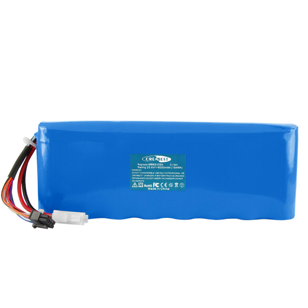 Batería Li-ion 6Ah 25.6V para Robomow BAT6000A MRK6103A XR3 3000 RS630 RS622