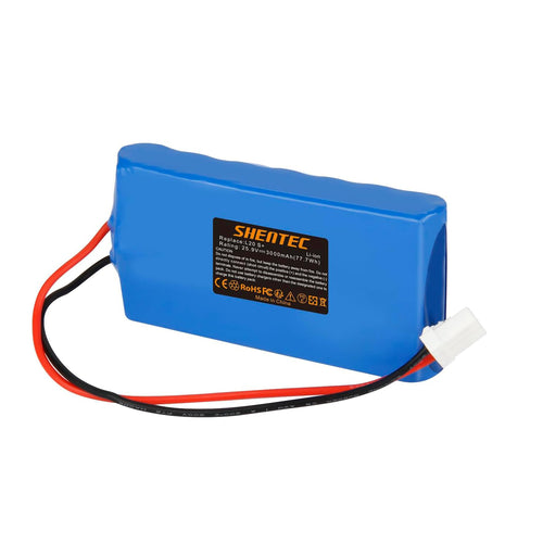 Batería de ion de litio para cortacésped SHENTEC compatible con Ambrogio Wipers Techline 015E00600A Ambrogio L15, L15 Deluxe, L20 b, L20 Deluxe, L20 Twenty, L20e Lite, i70, i100S, i130S, Next Tech D1