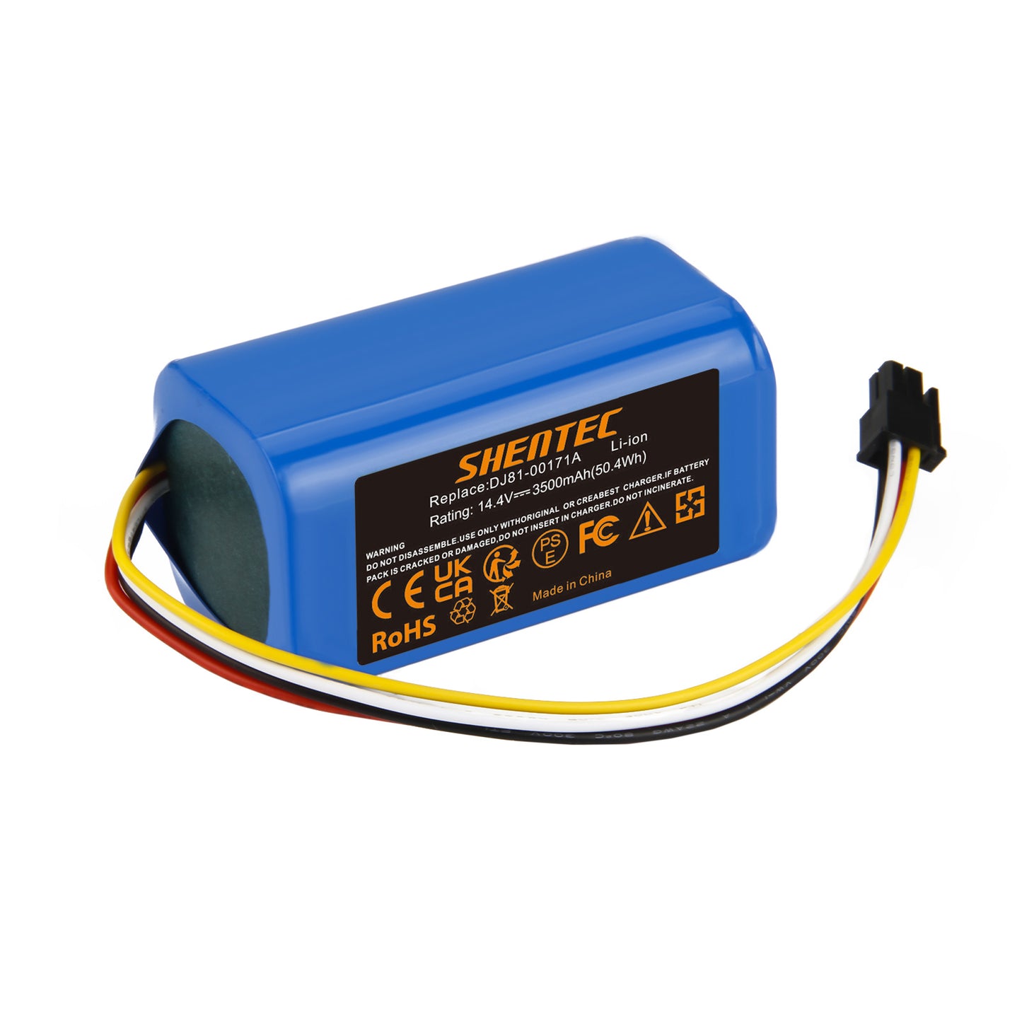 SHENTEC Batería de 3.5Ah 14,4V Li-ion para Samsung PowerBot-E VR5000RM VR05R5050WK DJ81-00171A