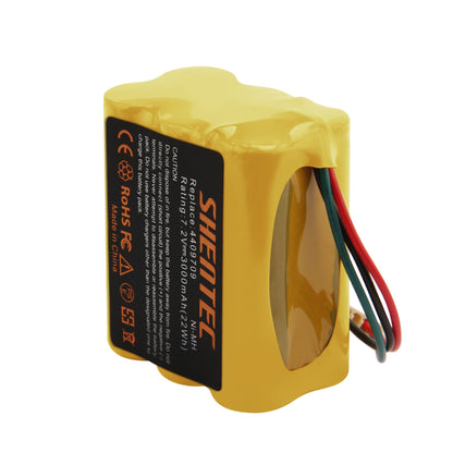 SHENTEC 2x 3.0AH 7.2V Ni-MH Batería Para iRobot Braava 390 380T 390T 4409709 Mint Plus 5200C