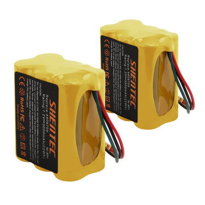 SHENTEC 2x 3.0AH 7.2V Ni-MH Batería Para iRobot Braava 390 380T 390T 4409709 Mint Plus 5200C