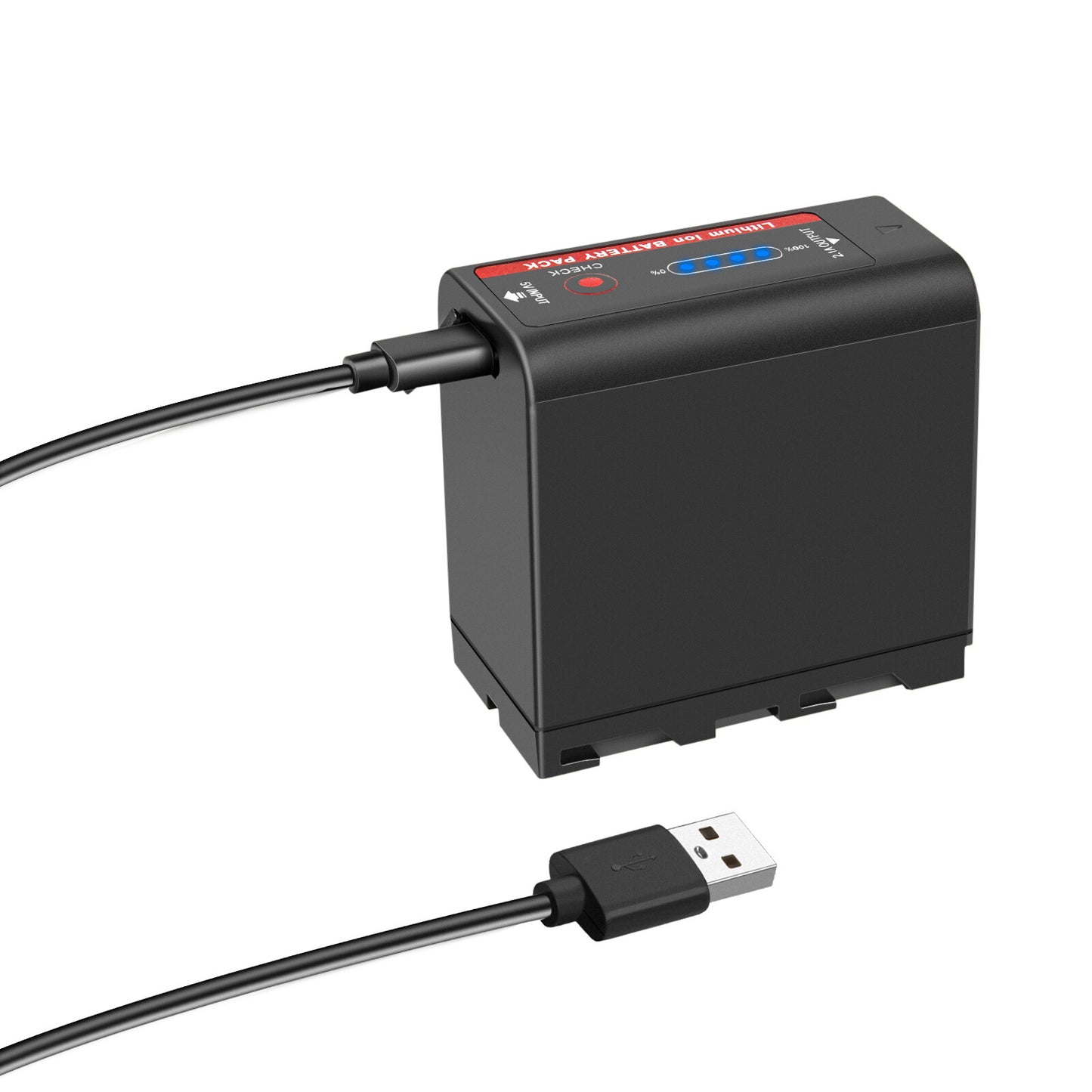 2X Batería 7.4V NP-F970 10500mAh para Sony NP-F930 F950 NP-F530 F960 NP-F990