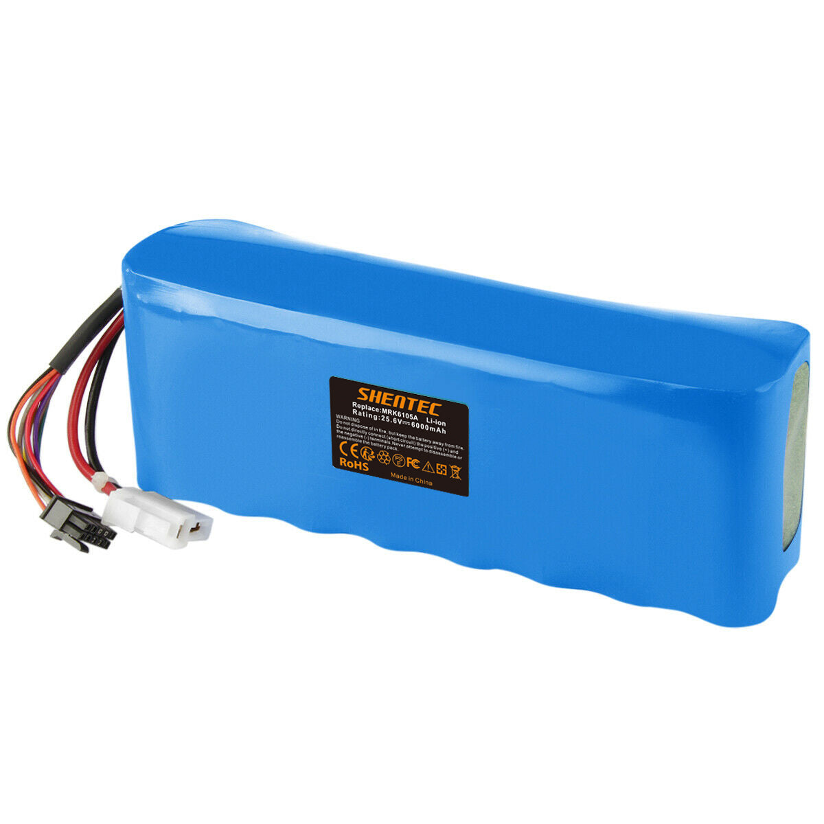 Batería Li-ion 6Ah 25.6V para Robomow BAT6000A MRK6103A XR3 3000 RS630 RS622