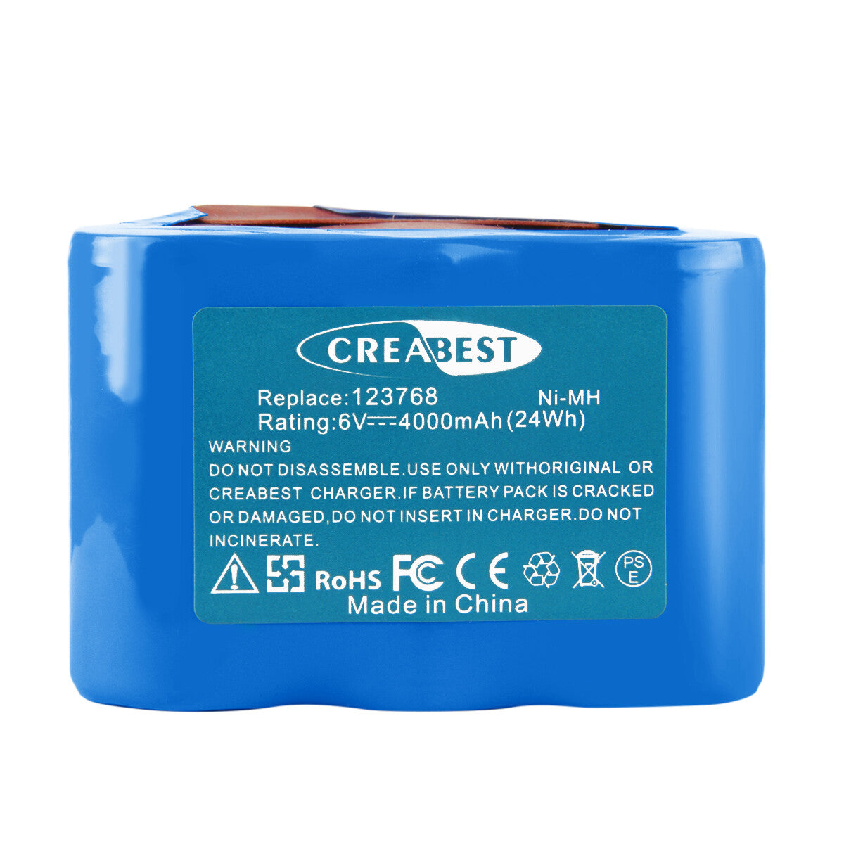 SHENTEC Batería Ni-MH 4000mAh 6V para ULO BOX EBL 801 123768 93230 5 VYRR