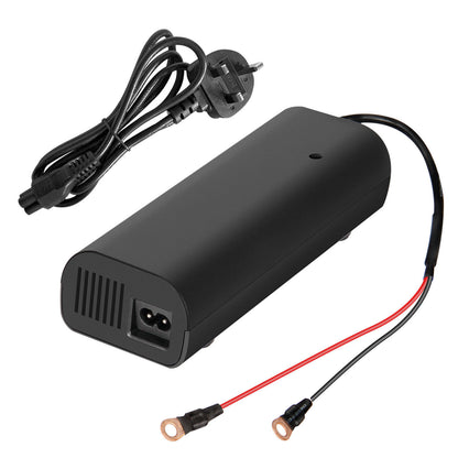 SHENTEC Cargador de baterías LiFePO4 de 14,6 V y 20 A para baterías de fosfato de hierro y litio de 12 V, con terminales M8 y pinzas de cocodrilo