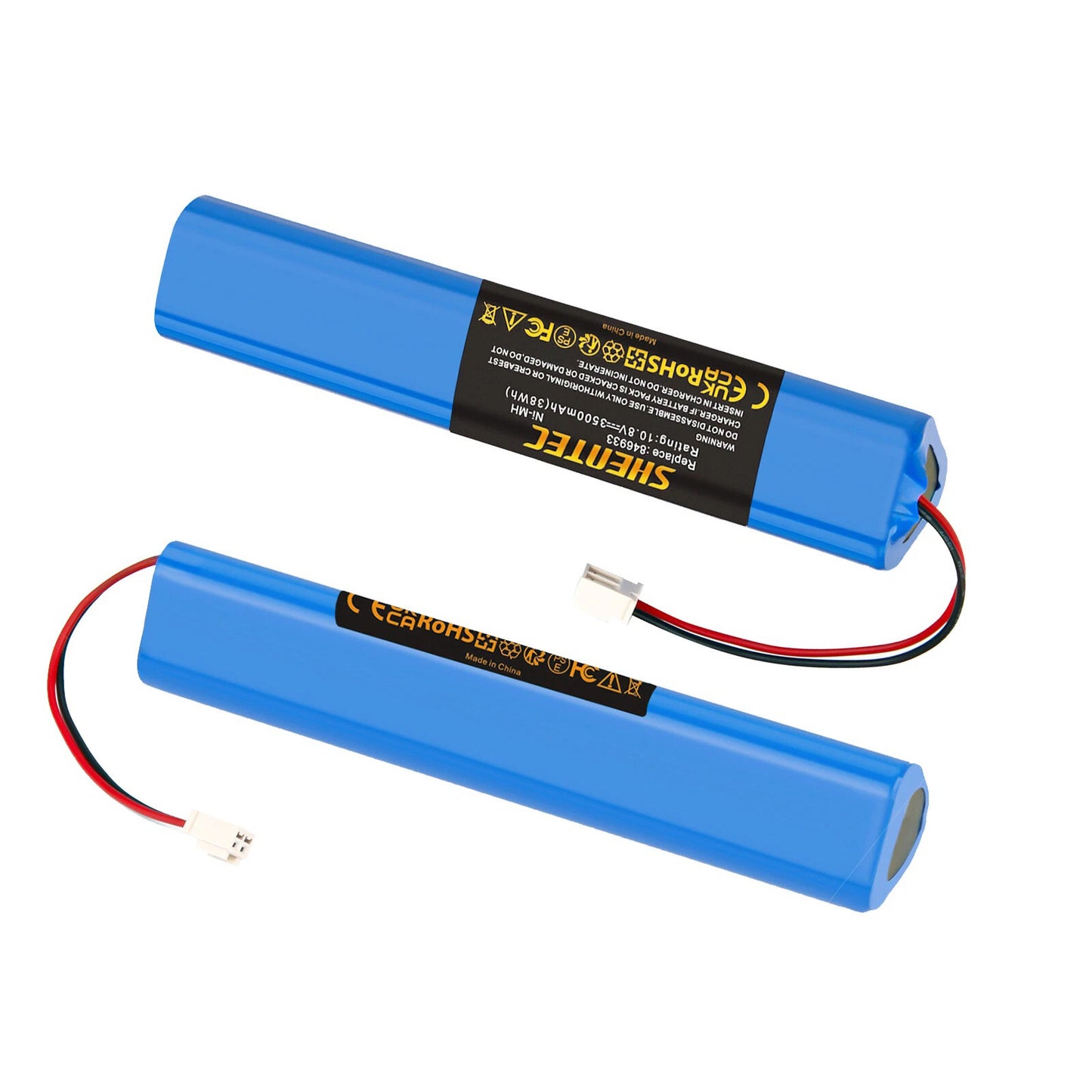 SHENTEC 2x 10.8V 3500mAh NiMH Baterías para Velux Ventana Solar de Techo 946933 946930 846933