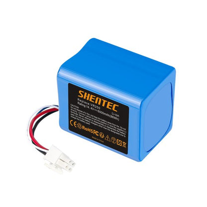 SHENTEC Batería Li-ion de 6000mAh 14.4V para Vorwerk Kobold VR200 20884-1 4NCR18650P2-C001A
