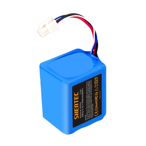 SHENTEC Batería Li-ion de 6000mAh 14.4V para Vorwerk Kobold VR200 20884-1 4NCR18650P2-C001A