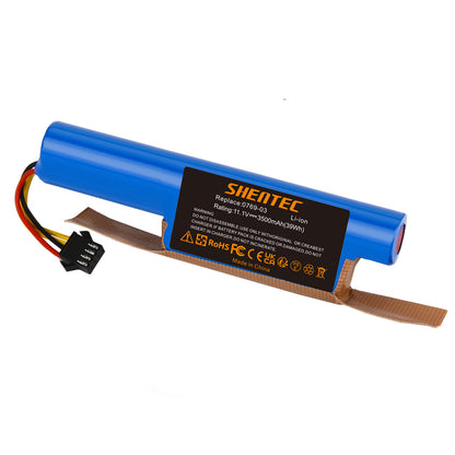 SHENTEC Batería de reemplazo Li-ion 10.8V 3.5Ah para Vileda VR 102, VR One, VR 201 PetPro, VR 303, 0769-03