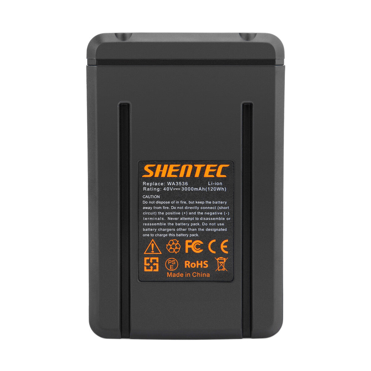SHENTEC BATERÍA DE IÓN DE LITIO 3.0Ah 40V PARA WORX WA3536 WA3734 WG268E WG568E WG168E WG368E WG770E