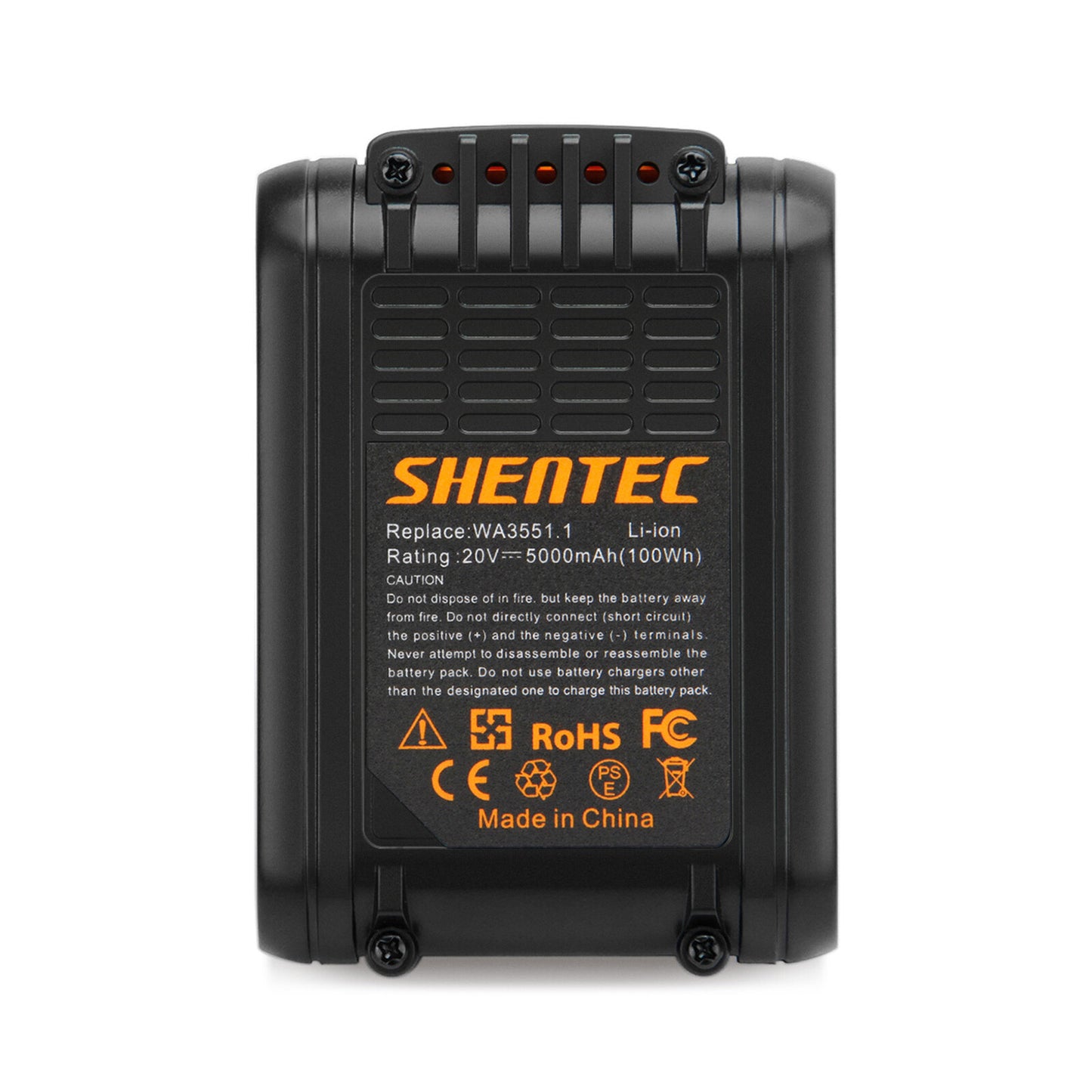 SHENTEC 2 X 20V 6Ah BATERÍA DE REPUESTO PARA WORX WA3551.1 WA3553 WA3516 WA3572 WG259E.9 WG169E