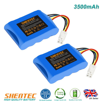 SHENTEC 2x 3500mAh 20V Batería Li-ion Para Worx 50032492 50032774 WA3230 WA3231 S500i