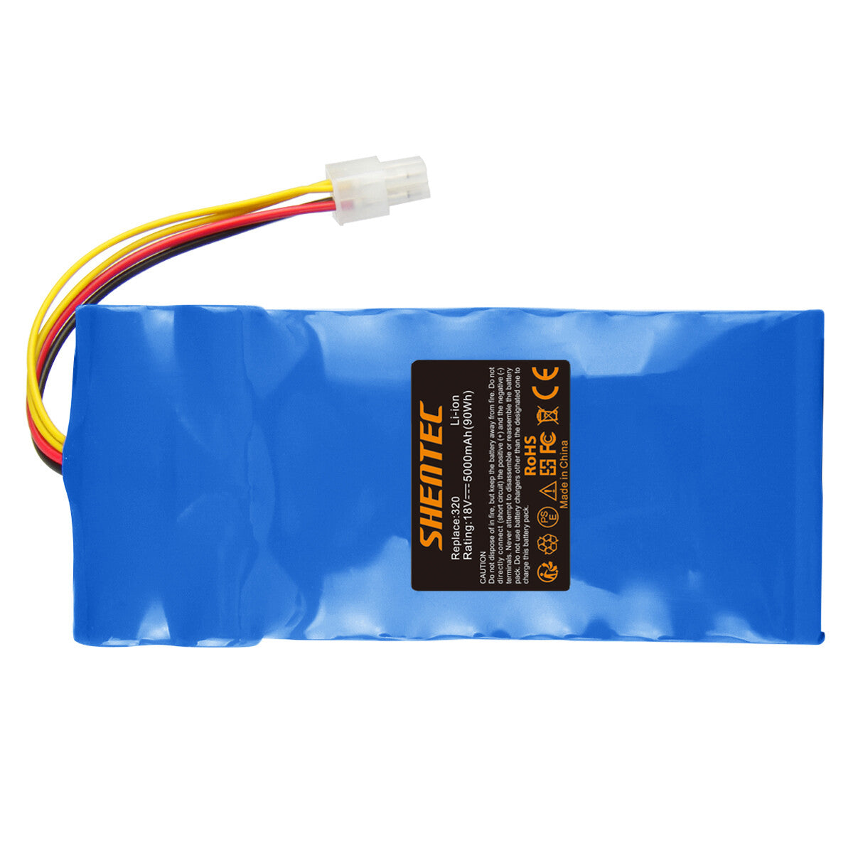 SHENTEC Batería Li-ion de 5000mAh 18V para Husqvarna Automower 320 420 430x 520 550 435x