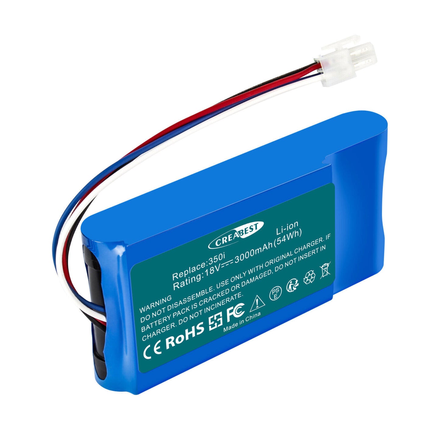 SHENTEC 18V 3Ah BATERÍA LI-ION COMPATIBLE CON YARD FORCE 1920726 AMIRO 400i 400Ri 350 400 350i