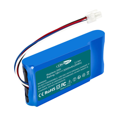 SHENTEC 18V 3Ah BATERÍA LI-ION COMPATIBLE CON YARD FORCE 1920726 AMIRO 400i 400Ri 350 400 350i