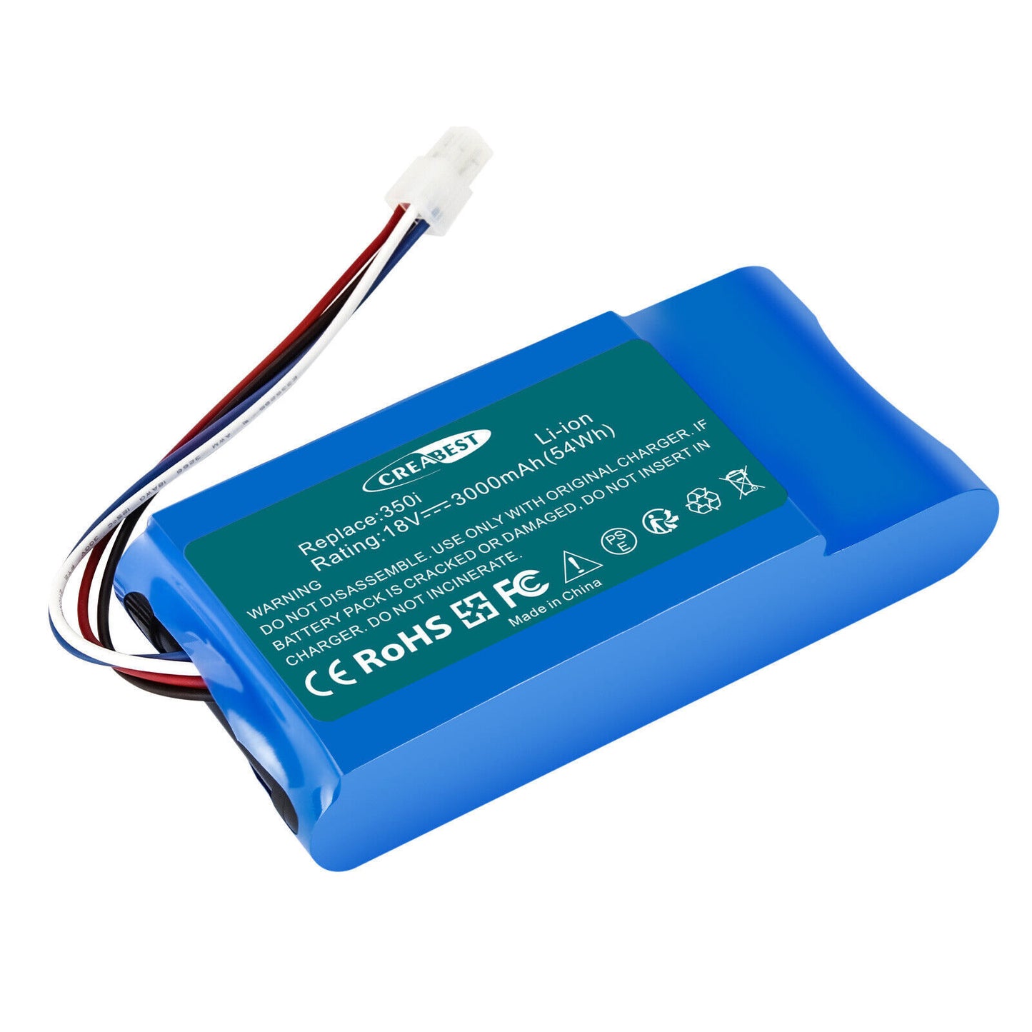 SHENTEC 18V 3Ah BATERÍA LI-ION COMPATIBLE CON YARD FORCE 1920726 AMIRO 400i 400Ri 350 400 350i