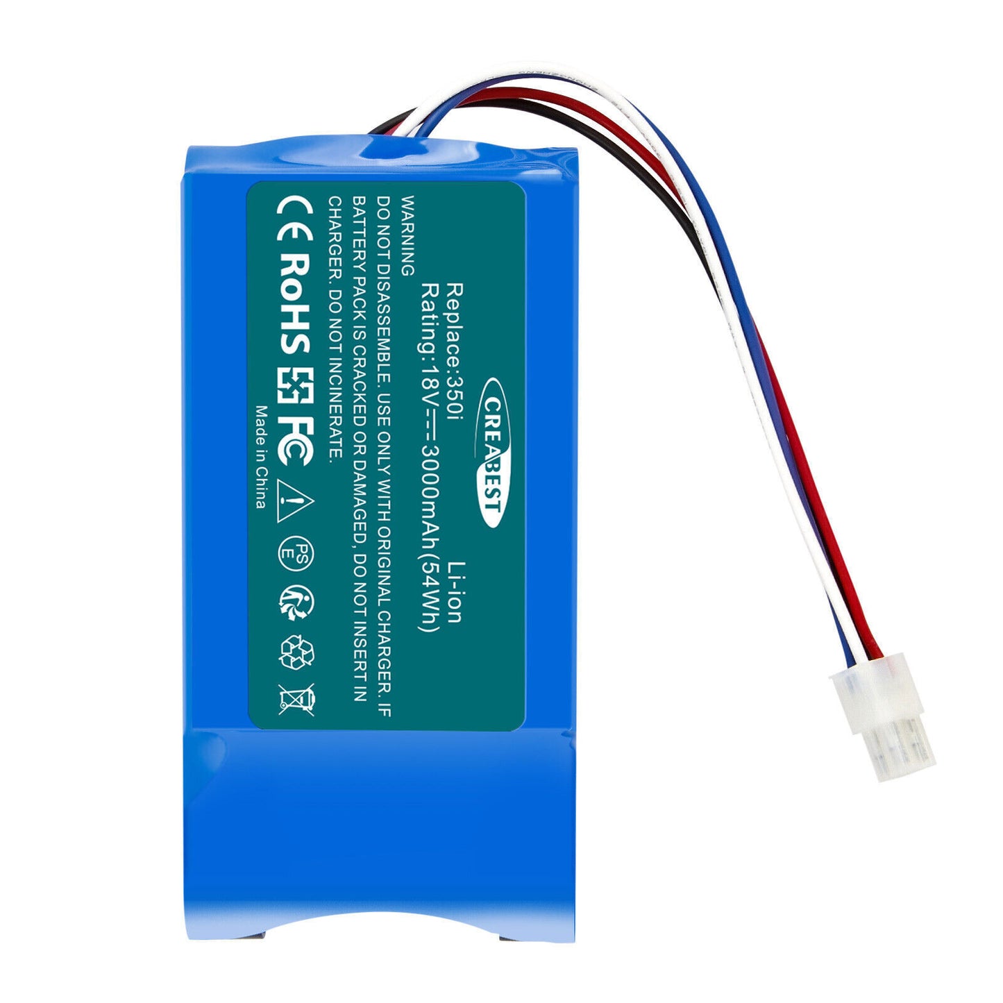 SHENTEC 18V 3Ah BATERÍA LI-ION COMPATIBLE CON YARD FORCE 1920726 AMIRO 400i 400Ri 350 400 350i